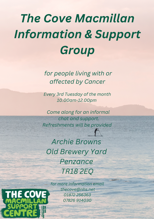 The Cove Macmillan Information & Support Group 