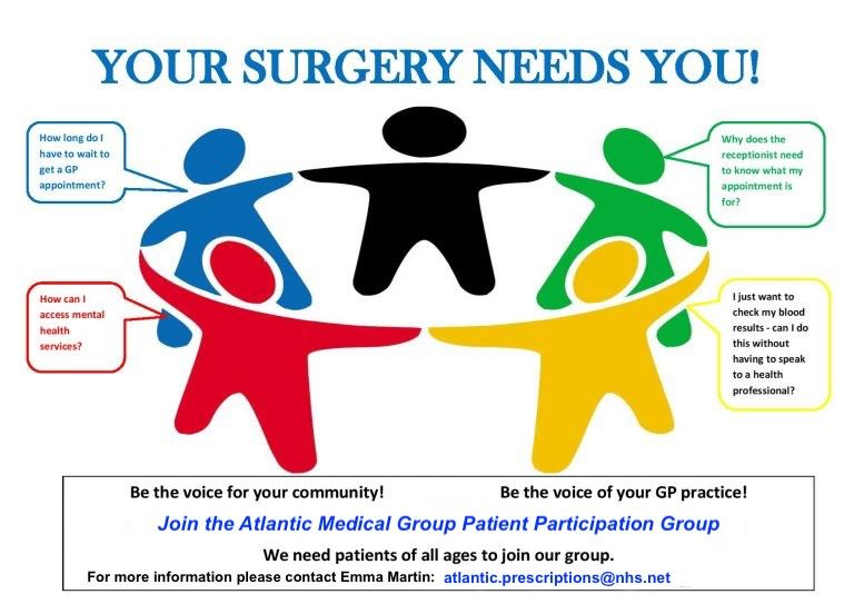 Join the Atlantic Medical Group Patient Participation Group 